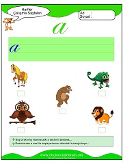 A Sesi Çalışma Sayfaları